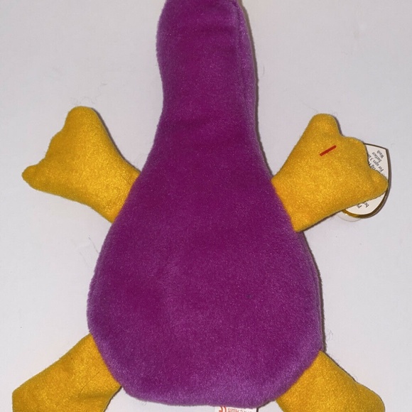 Ty Beanie Babies Patti The Platypus rare and original PVC pellets Style 4025 - Picture 2 of 7